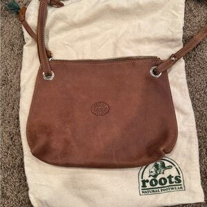 Roots Brown Leather Tote